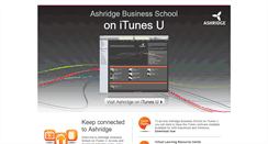 Desktop Screenshot of itunesu.ashridge.org.uk